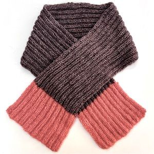 Rib Stitch Alpaca Scarf